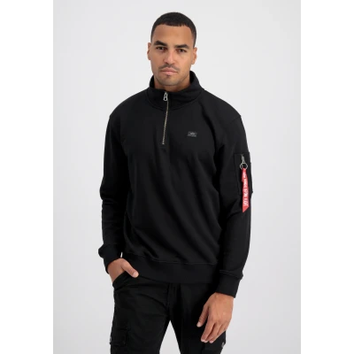 Abbildung von Alpha Industries Sweater &quot;Alpha Men Sweatshirts X Fit Half Zip Sweater&quot;