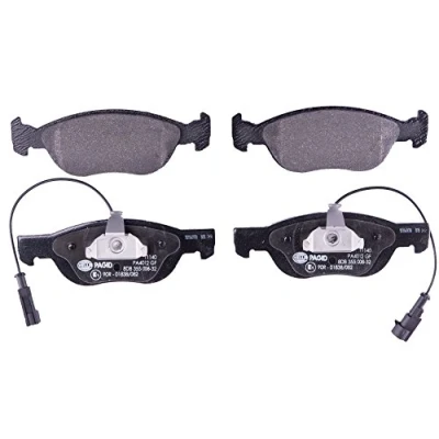 Abbildung von HELLA 8DB 355 008 321 Bremsbelagsatz mit integriertem Verschleißwarnkontakt ALFA ROMEO: Spider, 145, GTV
