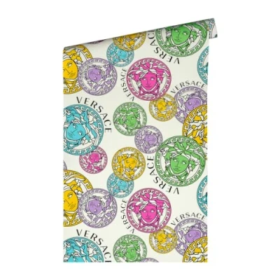Abbildung von Versace Vliestapete &quot;Wallpaper 5 Medusakopf&quot;, leicht glänzend, Designertapete