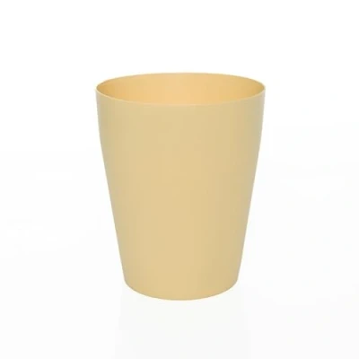 Abbildung von Sinoba Papierkorb rund moderner Mülleimer Papiereimer 788789, aus Kunststoff ideal für Kinderzimmer Küche Büro, 12 Liter Höhe 26,5cm