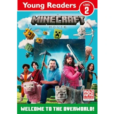 Abbildung von A Minecraft Movie: Welcome To the Overworld: Meet friendly faces and mobs of Movie in this adventure for young, struggling or reluctant readers kids who love video games!