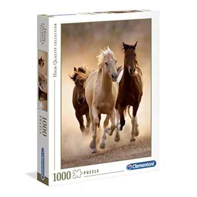 Abbildung von High Quality Collection 1000 Teile Puzzle Running horses