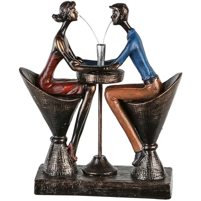 Abbildung von Casablanca by Gilde Dekofigur &quot;Skulptur &quot;Table for two&quot;&quot;