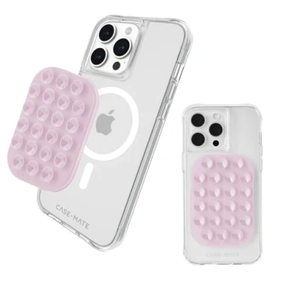 Abbildung von Case Mate Stick it! Magnetische Saugnapf Halterung iPhone zum Aufstecken abnehmbar für MagSafe Freisprech Content Creator Essentials 15 Pro Max/ 14 13 Max