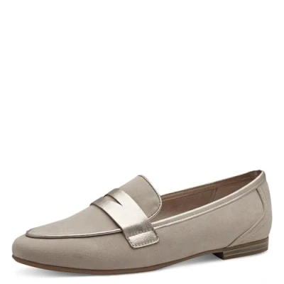 Abbildung von Marco Tozzi Slipper, Damen, Größe: 36, Dune Textil