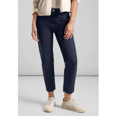 Abbildung von Street One Papertouch Stoffhose, Damen, Größe: 36x28, Blau