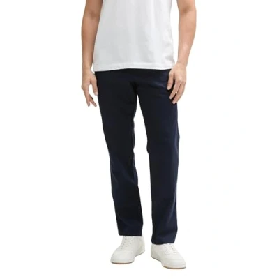 Abbildung von TOM TAILOR Chino Hose mit Leinenanteil, Tarmac Grey Chambray, 34/34