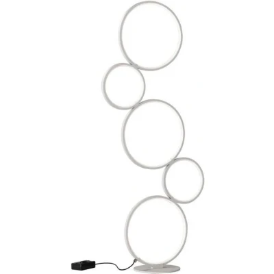 Abbildung von TRIO Leuchten LED Stehlampe Rondo, Dimmfunktion, fest integriert, Warmweiß, Stehleuchte mit Fussschalter integrierter Dimmer Höhe 115cm warmweiß