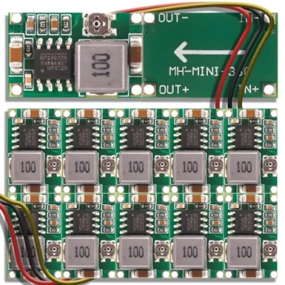 Abbildung von Retoo DC 10 Stück, Mini 360, MP2307DN, Buck Converter,Step Down, Spannungsregler, Modul,Einstellbare,4.75 23V, 1 17V, 3A, Netzteil, Power