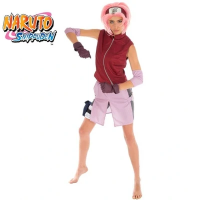 Abbildung von Chaks Naruto Kostüm für Damen Anime bunt Rosa, Pink