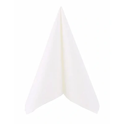 Abbildung von APARTina Servietten stoffähnlich aus Airlaid UNI, stoffähnliche Serviette Hochzeit Hochzeitsservietten hochwertig, perfekt für verschiedene Anlässe 50 Stück (Weiß, 40 x cm)