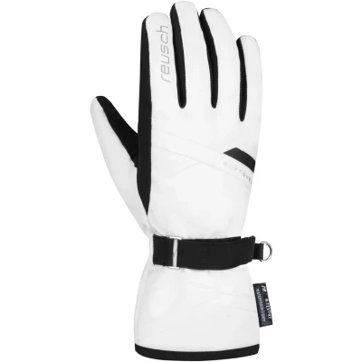Abbildung von Reusch Fhelena Fingerhandschuh, Damen, Größe: 8.5, White black