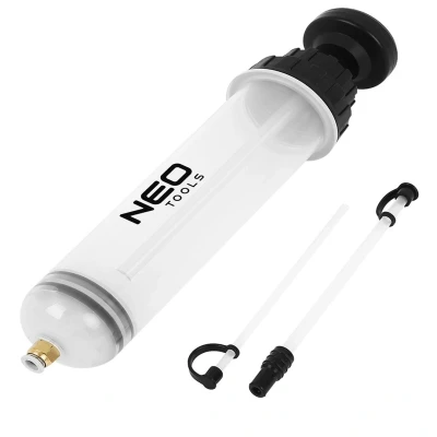 Abbildung von NEO TOOLS Thorstone Ölabsaugpumpe, Ölabsauger, Ölabsaugspritze, Ölabsaugpistole, für Bremsflüssigkeit, Getriebeöle, Kühlmittel, Motor 200ml/500ml/1500ml