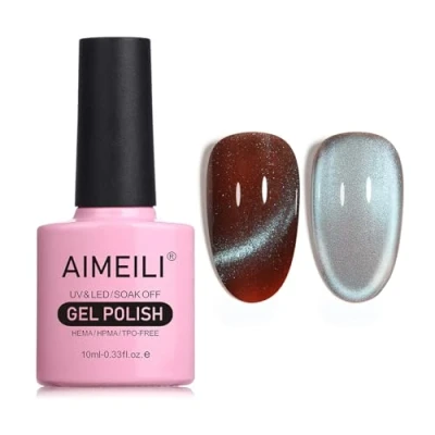 Abbildung von AIMEILI Cat Eye UV Gel, 10ml Gel Nagellack Nail Glitzer DIY Art Maniküre 741