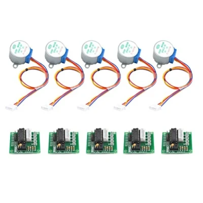 Abbildung von Fasizi 28BYJ 48 ULN2003 5V Schrittmotor + Treiberplatine für Arduino 5St