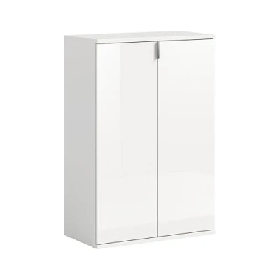 Abbildung von xonox.home X07A9T32 Projekt x Schuhschrank Weiss Hochglanz, Kommode, Schuhkommode 61 99 34 cm