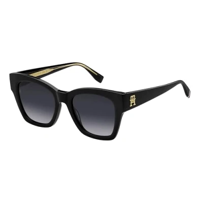 Abbildung von Tommy Hilfiger Sonnenbrille, Damen, Größe: 52, Black