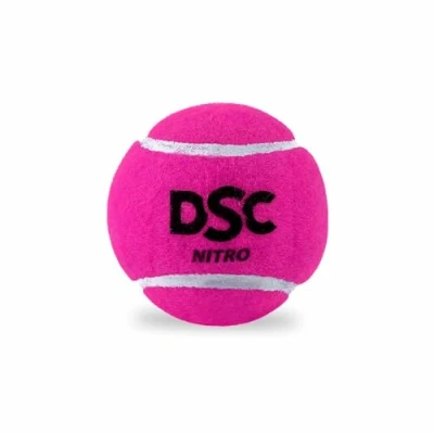 Abbildung von DSC Nitro Heavy Tennis Cricket Ball (Pink. 12er Pack) Leder