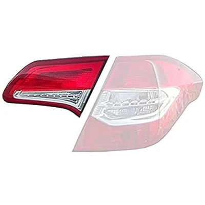 Abbildung von HELLA 9EL 354 989 011 Rückleuchte links innerer Teil ohne Lampenträger CITROËN: C4 II Schrägheck