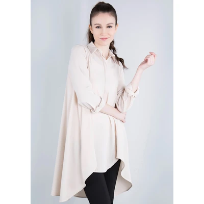 Abbildung von IMPERIAL Klassische Bluse IMP C ED3BEW fliessende Vokohila Longbluse