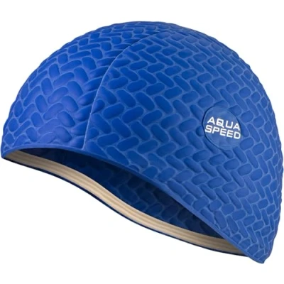 Abbildung von Aqua Speed Badekappe Bombasic / Bombastic TIC TAC (Schwimmkappe für Fitness), Elastische Fitness Schwimmhaube