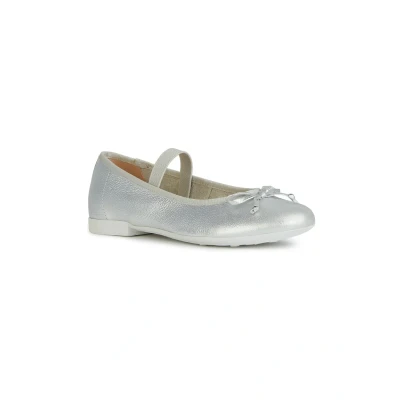 Abbildung von Geox PLIE Riemchenballerina für Kinder, Größe: 26, Silver Schuhe