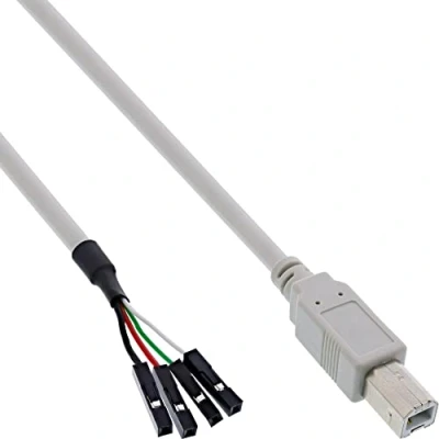 Abbildung von InLine 33440D USB 2.0 Anschlusskabel, Stecker B auf Pfostenanschluss, 0,4m