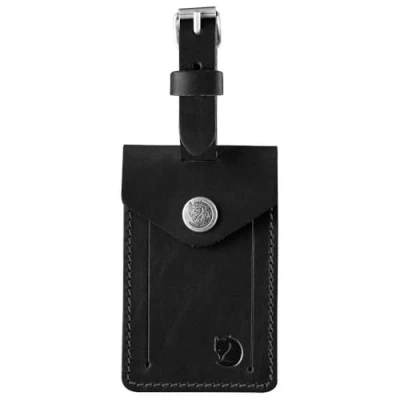 Abbildung von FJALLRAVEN Unisex Adult Leather Luggage Tag Accessories for Bags, Schwarz, One Size