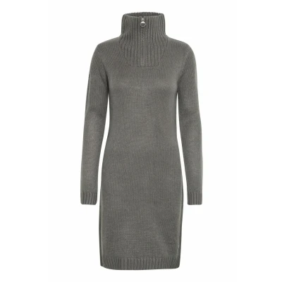 Abbildung von Oxmo Carryola Strickkleid, Damen, Größe: Large, Dark grey