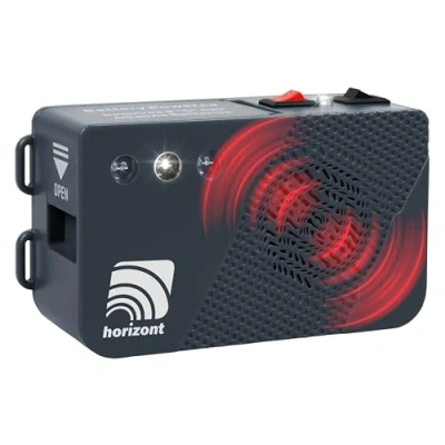 Abbildung von horizont Marderschreck Auto mit Stroboskoplicht Marderabwehr für Auto, Dachboden, Haus, Garage effiziente Alternative zu Tierabwehrspray, Marderspray einstellbare Frequenzen, Batteriebetrieb