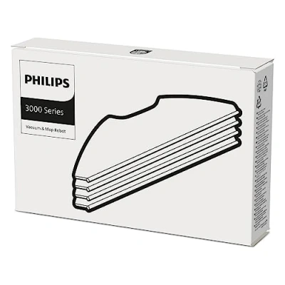 Abbildung von Philips Mikrofasertuch &quot;XV1430/00&quot;, (Packung), Zubehör für Saugroboter 3000 Series XU3000/02, 4 Stk.
