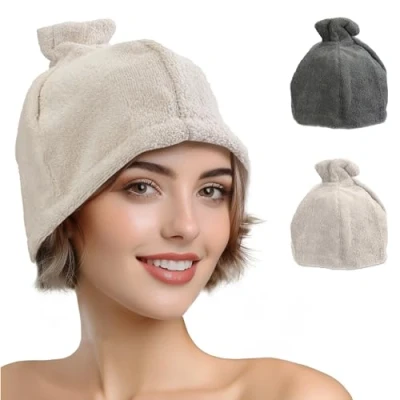Abbildung von JEMIDI Beanie Saunahut aus Baumwolle weiche Saunamütze für Damen und Herren (1 St)