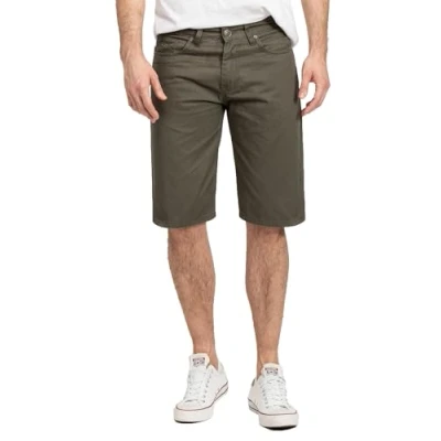 Abbildung von Rock Creek Herren Shorts Stretch Chino Bermuda Sommer Regular Fit Leinen Kurze Hose Stoff Sommerhose H 377 Dunkelgrün W44