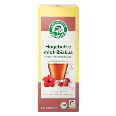 Abbildung von Lebensbaum Früchtetee Im Teebeutel Hagebutte Mit Hibiskus, 50g