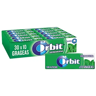 Abbildung von Orbit Dragee Single 14g, Spearmint 30 x 14 g
