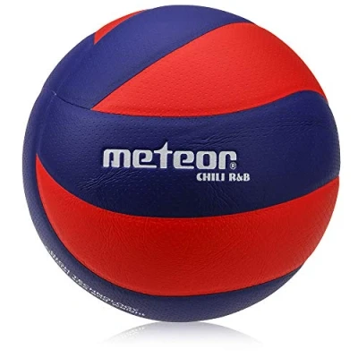 Abbildung von meteor® Volleybälle Größe fur Kinder Jugend und Damen ideal auf die Kinderhände abgestimmt idealer für Ausbildung weicher Volleyball mit griffiger Oberfläche