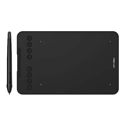 Abbildung von XP Pen Deco Mini 7 Drawing Tablet Grafiktablett OSU Spielen Stift Tablett mit 8 Express Tasten unterstützt Smartphone zum Fernunterricht