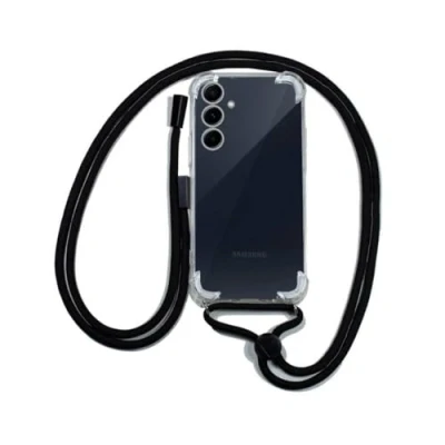 Abbildung von Cool Schutzhülle für Samsung A556 Galaxy, A55, 5G, Kordel, Schwarz