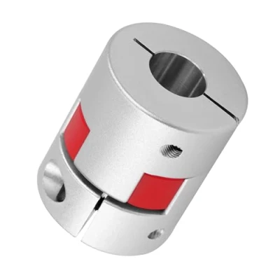 Abbildung von Wellenkupplung 8mm bis Wellen Flexible Elastischer Kupplungskoppler Plum Klauenkupplung Aluminiumlegierungs Pflaumen Verbindungswelle für Schrittmotor D20 L25