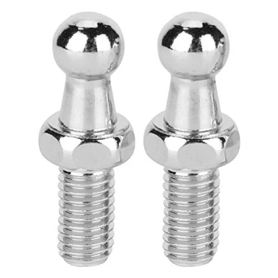 Abbildung von Kugelbolzen, 2 Stück CNC Kugelbolzen Auto Kugelbolzenschraube kugelzapfen Kugelgelenke Schraube aus Aluminiumlegierung für Gasdruckfedern mit Kugelkopf (M8)