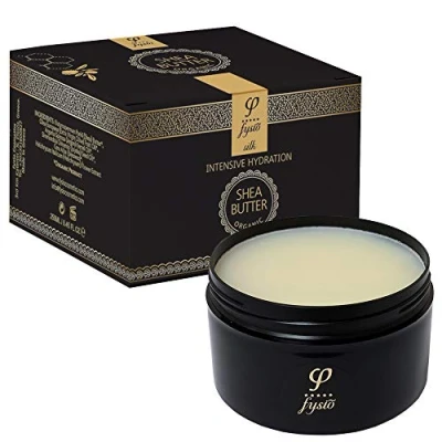 Abbildung von Sheabutter Bio Unraffiniert Kaltgepresst Rein &amp; Natürlich Feuchtigkeitscreme Körperbutter mit Olivenöl, Bienenwachs Bio, Arganöl Jojobaöl 250ml