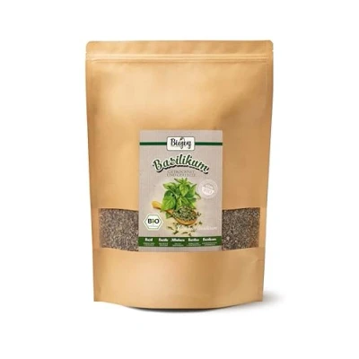 Abbildung von Biojoy BIO Basilikum getrocknet und gerebelt (500 g), Gewürz (Ocimum basilicum)
