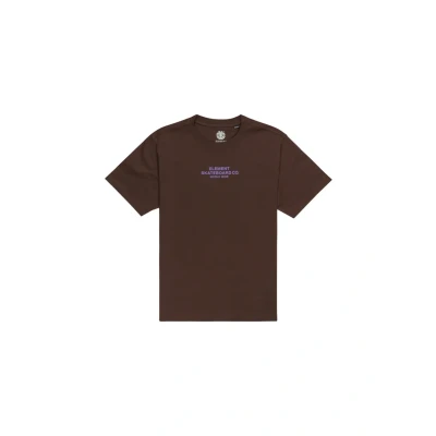 Abbildung von Element Skateboard Tshirt print, Herren, Größe: XS, Brown
