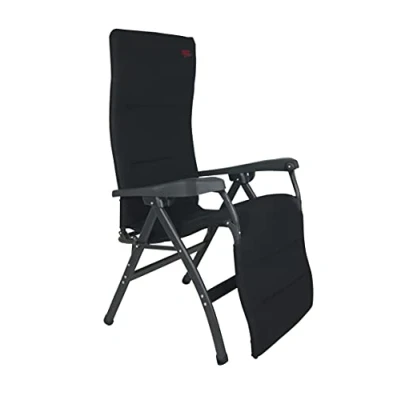 Abbildung von Crespo Camping Stuhl AP 242 Air Deluxe Ergonomic Garten Liege Alu 130 kg schwarz