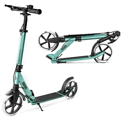 Abbildung von City Roller Scooter Movino Comfort+ für Kinder. Jugendliche und Erwachsene Minze