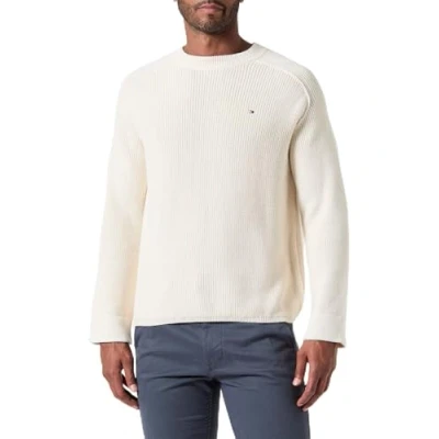 Abbildung von Tommy Hilfiger Damen Pullover Strickpullover, Elfenbein (Ivory Petal), XS