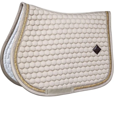 Abbildung von Kentucky Schabracke Glitzer Band Springen beige