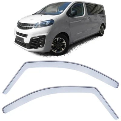 Abbildung von Windabweiser Regenabweiser Windschutz Hell kompatibel mit Vivaro Zafira Life ab 19