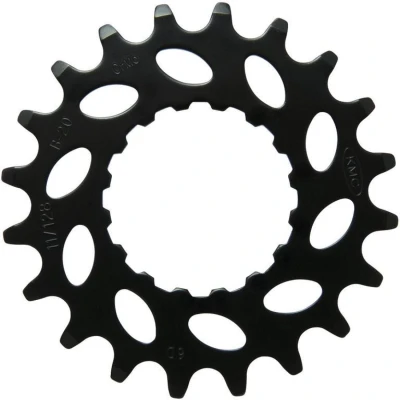Abbildung von KMC Unisex Adult KB 18 E Bike Kettenblatt für Bosch GEN 2 Motoren, 1/2&quot; x 11/128&quot;, CrMo Stahl, Schwarz, Einheitsgröße