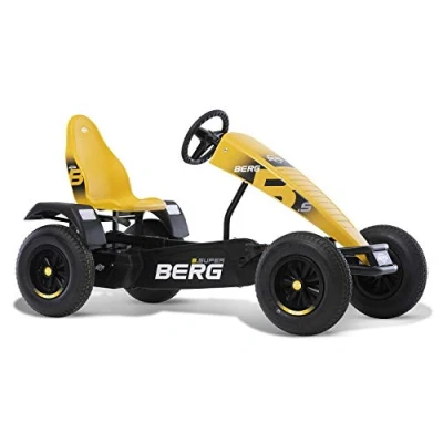 Abbildung von BERG Gokart Mit XL Frame B.Super Yellow Kinderfahrzeug, Tretauto Verstellbarer Sitz, Freilauf, Kinderspielzeug geeignet für Kinder im Alter ab 5 Jahren